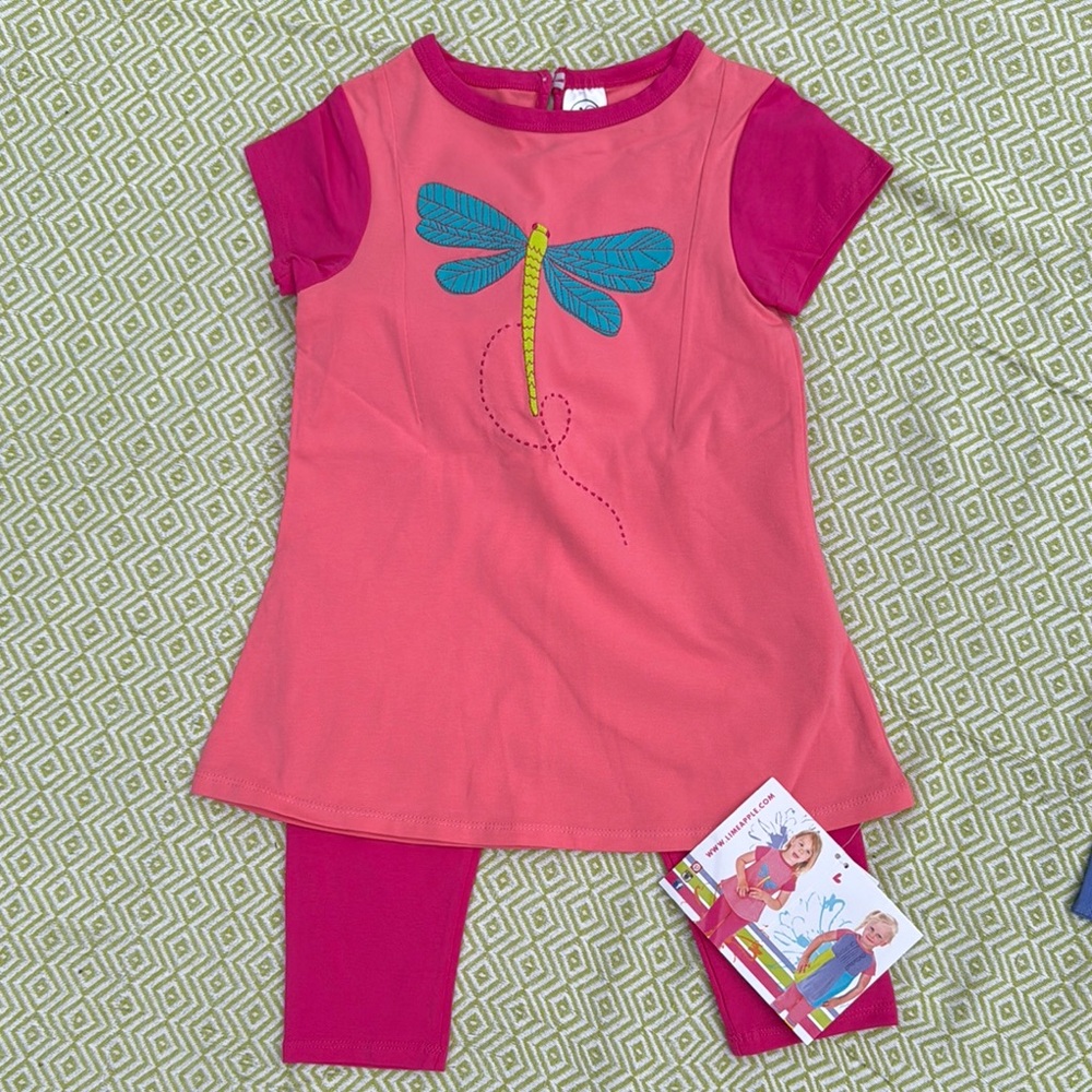 Limeapple Pink and Magenta Kids Matching Set - Picture 1 of 4